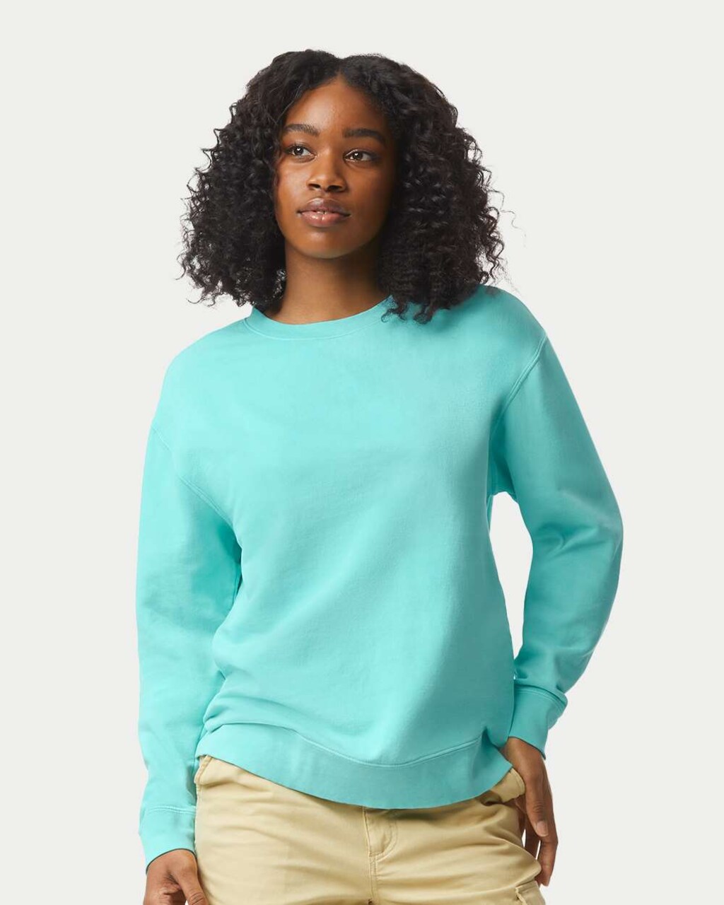 Comfort Colors® Garment Dyed Lightweight Fleece Crewneck Sweatshirt